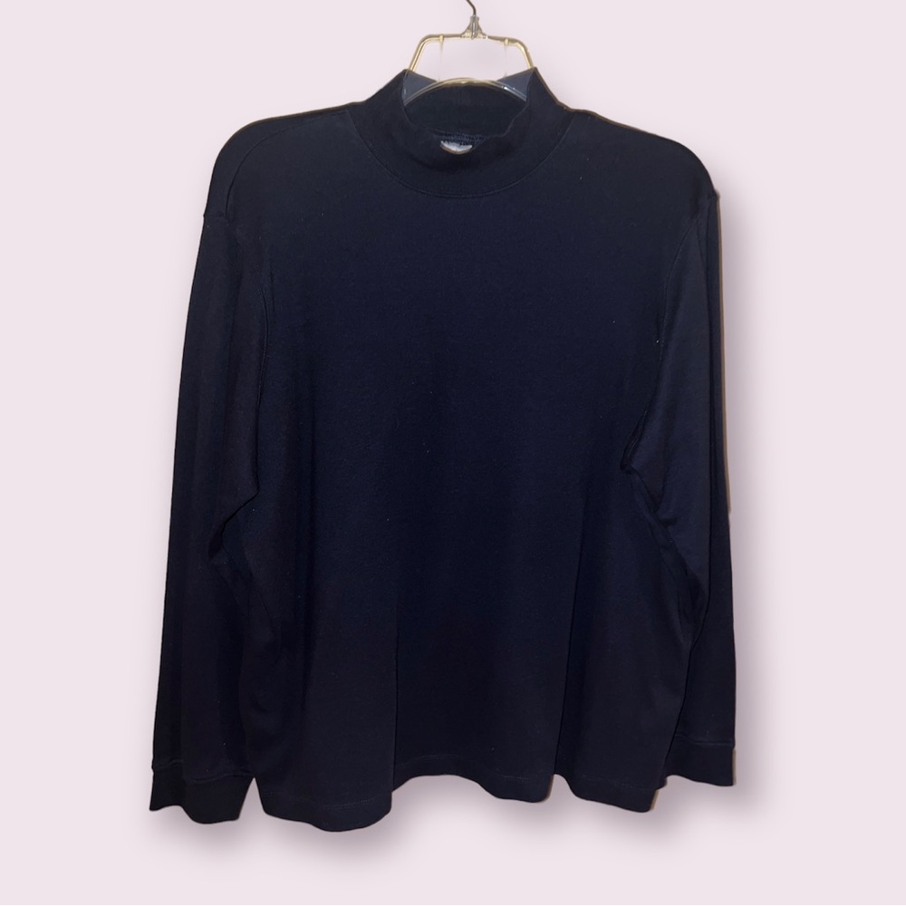 Vintage Black Hastings & Smith Women Turtleneck